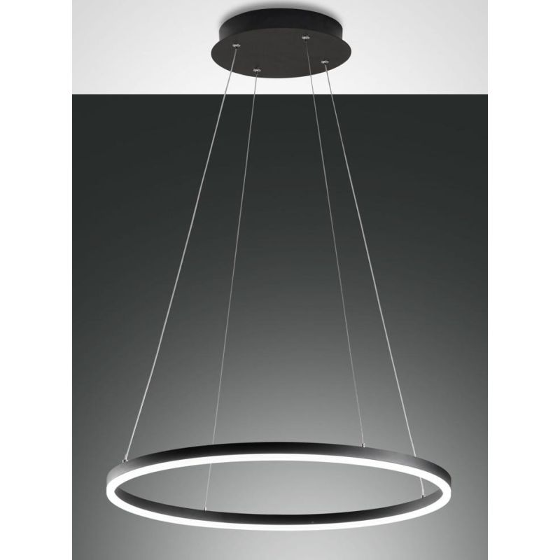 3508-40 GIOTTO SOSPENSIONE MODERNA AD ANELLO CON LED INTEGRATO 36W BIANCO O NERO DELLA FABAS LUCE Fabas Luce - Cristalensi Shop