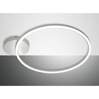 3508-61 GIOTTO PLAFONIERA MODERNA AD ANELLO CON LED INTEGRATO 36W BIANCA O NERA DELLA FABAS LUCE Fabas Luce - Cristalensi Shop O