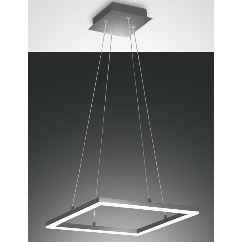 3394-40 BARD SOSPENSIONE MODERNA DI FORMA QUADRATA LED 39W BIANCO ORO ANTRACITE DELLA FABAS LUCE Fabas Luce - Cristalensi Shop O
