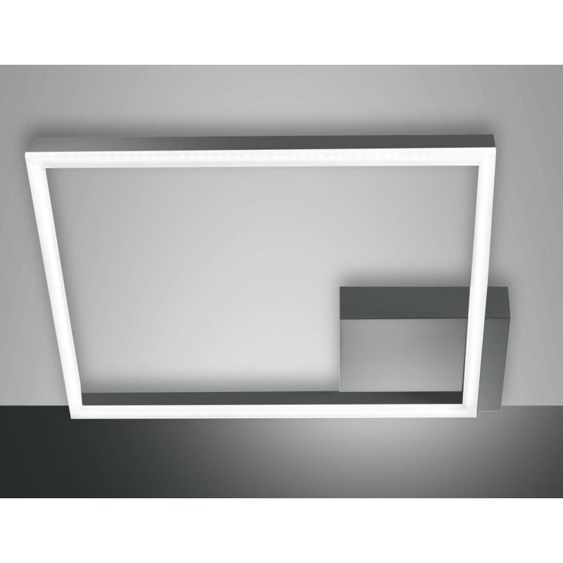 3394-62 BARD PLAFONIERA MODERNA DI FORMA QUADRATA CM 42X42 BIANCA LED 39W LUCE 4000K DI FABAS LUCE Fabas Luce - Cristalensi Shop