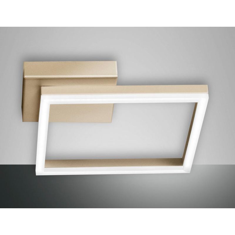 3394-21 BARD PLAFONIERA MODERNA DI FORMA QUADRATA CM 27X27 5 COLORI LED 22W Fabas Luce - Cristalensi Shop Online