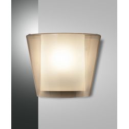3682-21 VIKI APPLIQUE IN VETRO AMBRA,FUME O TRASPARENTE CON LAMPADINA E27 DI FABAS LUCE Fabas Luce - Cristalensi Shop Online 2