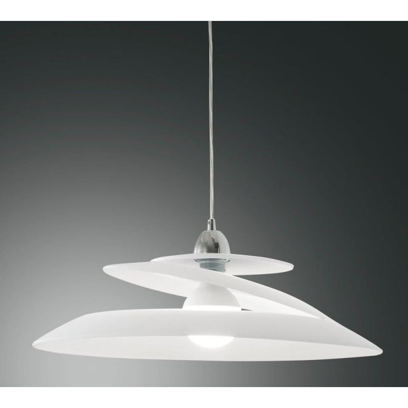 3357-40 ARAGON SOSPENSIONE MODERNA A SPIRALE COLORI BIANCO,BRONZO O NERO DELLA FABAS LUCE Fabas Luce - Cristalensi Shop Online