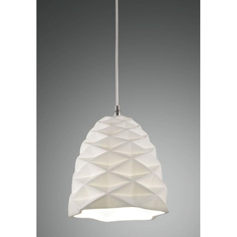 3533-40 DUCHESSA LAMPADA A SOSPENSIONE MODERNA A CAMPANA BIANCA DIAMETRO CM 20 DI FABAS LUCE Fabas Luce - Cristalensi Shop Onlin