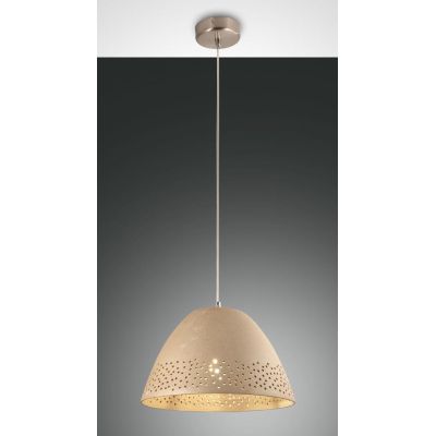 3532-40 CASALE LAMPADARIO IN CERAMICA DESIGN MODERNO BIANCO E KAKI DI FABAS LUCE Fabas Luce - Cristalensi Shop Online