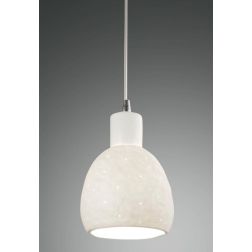 3534-40 MARINA LAMPADARIO A SOSPENSIONE IN CERAMICA BIANCO DAL DESIGN MODERNO DI FABAS LUCE Fabas Luce - Cristalensi Shop Online