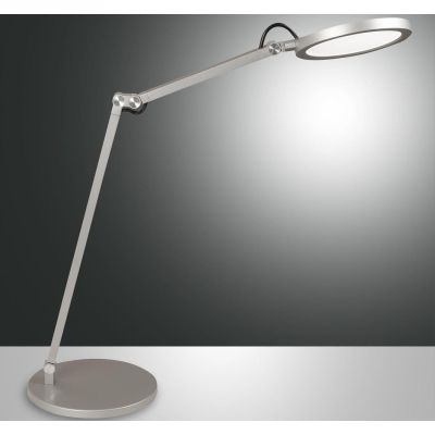 3551-30 REGINA LAMPADA DA TAVOLO MODERNA ORIENTABILE IN METALLO NERO BIANCO ALLUMINIO DI FABAS LUCE Fabas Luce - Cristalensi Sho
