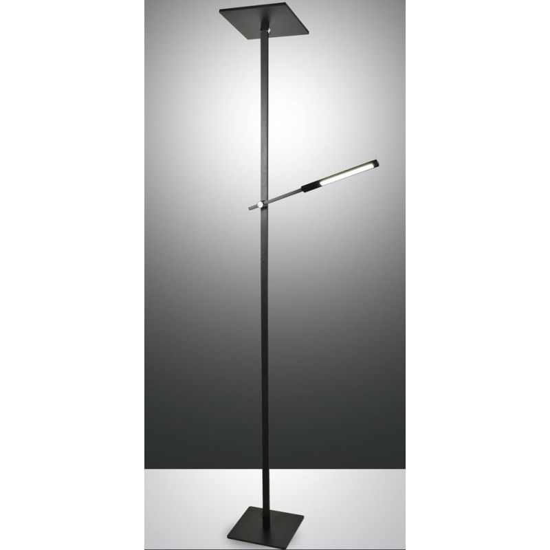 3550-10 IDEAL PIANTANA A DOPPIA EMISSIONE DI LUCE NERA O BIANCA DIMMERABILE E ORIENTABILE DI FABAS Fabas Luce - Cristalensi Shop