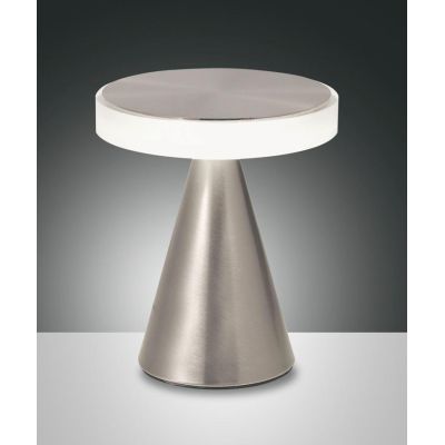 3386-34 NEUTRA LAMPADA DA TAVOLO PICCOLA PIRAMIDALE IN METALLO A LED 4 COLORI DI FABAS LUCE Fabas Luce - Cristalensi Shop Online