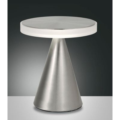 3386-35 NEUTRA LAMPADA DA TAVOLO PIRAMIDALE IN METALLO A LED 5 COLORI DI FABAS LUCE Fabas Luce - Cristalensi Shop Online