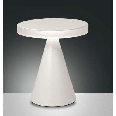 3386-35 NEUTRA LAMPADA DA TAVOLO PIRAMIDALE IN METALLO A LED 5 COLORI DI FABAS LUCE Fabas Luce - Cristalensi Shop Online