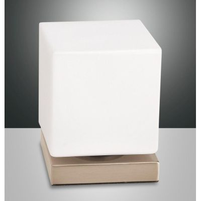 3407-30 BRENTA LAMPADA DA TAVOLO MODERNA LED 6W TOUCH DIMMER ORO O NICKEL DI FABAS LUCE Fabas Luce - Cristalensi Shop Online