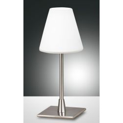 3568-30 LUCY LAMPADA DA TAVOLO MODERNA NICHEL E NERO TOUCH DIMMER DI FABAS LUCE Fabas Luce - Cristalensi Shop Online 2