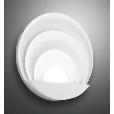 3523-21 SUNRISE APPLIQUE MODERNA IN ALLUMINIO A LED 29W DIMMERABILE IN DUE COLORI DI FABAS LUCE Fabas Luce - Cristalensi Shop On