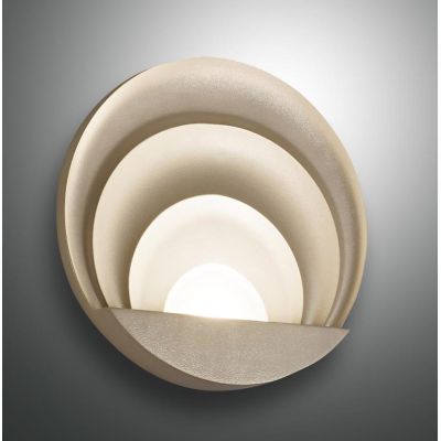 3523-21 SUNRISE APPLIQUE MODERNA IN ALLUMINIO A LED 29W DIMMERABILE IN DUE COLORI DI FABAS LUCE Fabas Luce - Cristalensi Shop On