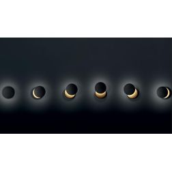 3452-21 ARA APPLIQUE MODERNA ORIENTABILE CON DOPPIA ILLUMINAZIONE LED 12W NERA o BIANCA DI FABAS LUC Fabas Luce - Cristalensi Sh 2