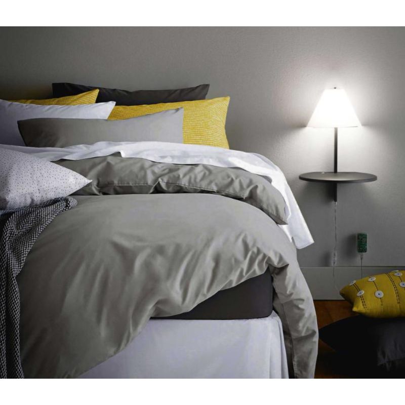 3417-20 GOODNIGHT LAMPADA DA PARETE IN VETRO E METALLO BIANCO ANTRACITE E TORTORA LED 8W E PORTA USB Fabas Luce - Cristalensi Sh