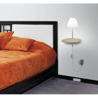 3417-20 GOODNIGHT LAMPADA DA PARETE IN VETRO E METALLO BIANCO ANTRACITE E TORTORA LED 8W E PORTA USB Fabas Luce - Cristalensi Sh