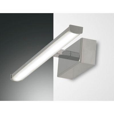 3361 NALA LAMPADA PER SPECCHIO DA BAGNO 4 MISURE IP44 LED INTEGRATO COLORI BIANCO NERO CROMO DI FABAS LUCE Fabas Luce - Cristale