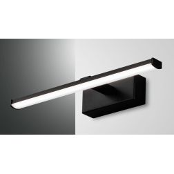 3361 NALA LAMPADA PER SPECCHIO DA BAGNO 4 MISURE IP44 LED INTEGRATO COLORI BIANCO NERO CROMO DI FABAS LUCE Fabas Luce - Cristale 2