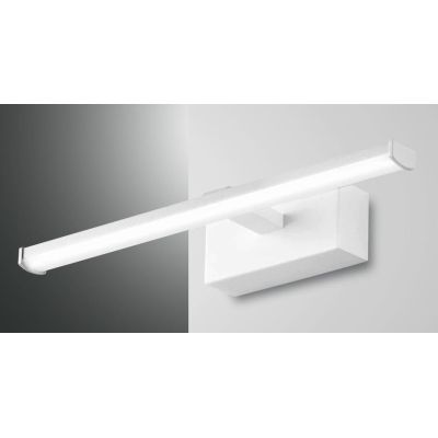 3361 NALA LAMPADA PER SPECCHIO DA BAGNO 4 MISURE IP44 LED INTEGRATO COLORI BIANCO NERO CROMO DI FABAS LUCE Fabas Luce - Cristale