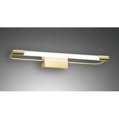 3552 RAPALLO APPLIQUE PER SPECCHIO DA BAGNO 3 MISURE IP44 LED INTEGRATO CROMO O OTTONE DI FABAS LUCE Fabas Luce - Cristalensi Sh