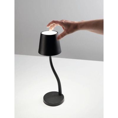 JUDY LAMPADA DA TAVOLO IP54 CON BATTERIA RICARICABILE TOUCH DIMMER LED 3W LUCE 3000K 4 COLORI CRISTALENSI - Cristalensi Shop Onl