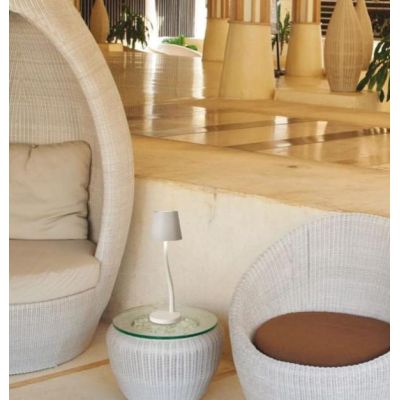 JUDY LAMPADA DA TAVOLO IP54 CON BATTERIA RICARICABILE TOUCH DIMMER LED 3W LUCE 3000K 4 COLORI CRISTALENSI - Cristalensi Shop Onl