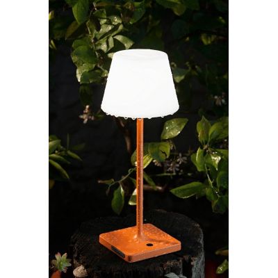 ADAM LAMPADA DA TAVOLO IP44 CON BATTERIA RICARICABILE TOUCH DIMMER LED 2.5W LUCE 3000K 4 COLORI CRISTALENSI - Cristalensi Shop O