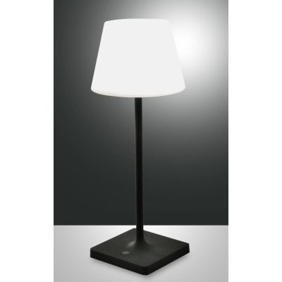 ADAM LAMPADA DA TAVOLO IP44 CON BATTERIA RICARICABILE TOUCH DIMMER LED 2.5W LUCE 3000K 4 COLORI CRISTALENSI - Cristalensi Shop O