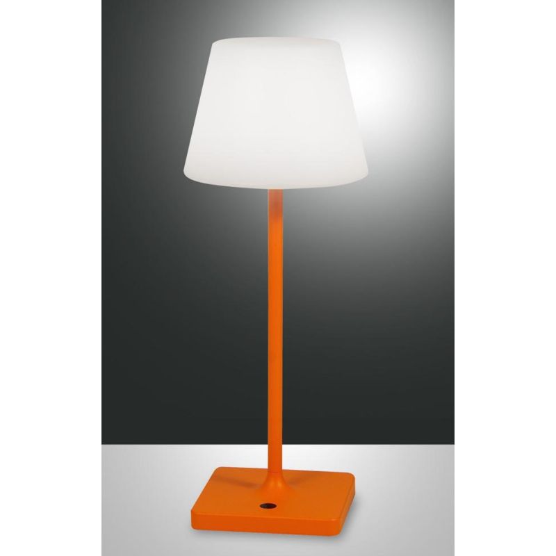 ADAM LAMPADA DA TAVOLO IP44 CON BATTERIA RICARICABILE TOUCH DIMMER LED 2.5W LUCE 3000K 4 COLORI CRISTALENSI - Cristalensi Shop O