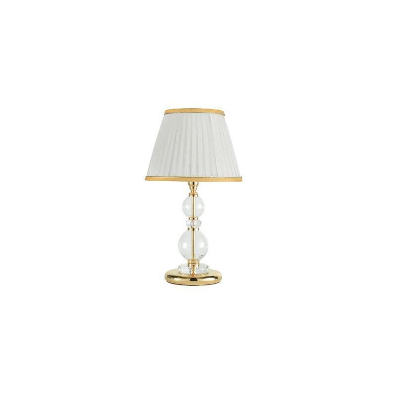 BACH LAMPADA DA TAVOLO IN CRISTALLO E VETRO CLASSICA ORO O CROMO DI CICIRIELLO ONDALUCE CICIRIELLO - Cristalensi Shop Online