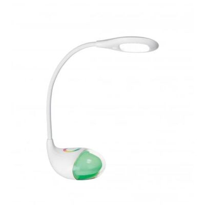 SORRENTO LAMPADA DA TAVOLO BIANCA MODERNA LUCE 4000K TECNOLOGIA RGB TOUCH DIMMER SNODABILE CRISTALENSI - Cristalensi Shop Online