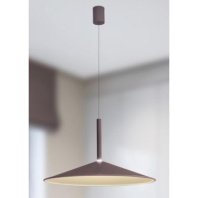 CALICE SOSPENSIONE SINGOLA D47 CM ESTENSIBILE IN ALLUMINIO 5 FINITURE COLORE LED 16W LUCE 3000K Mantra - Cristalensi Shop Online