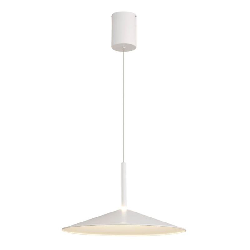 CALICE SOSPENSIONE SINGOLA D47 CM ESTENSIBILE IN ALLUMINIO 5 FINITURE COLORE LED 16W LUCE 3000K Mantra - Cristalensi Shop Online