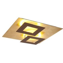 DALIA PLAFONIERA MODERNA IN ALLUMINIO 4 FINITURE COLORE LED 48W LUCE 3000K INSERTI ORIENTABILI Mantra - Cristalensi Shop Online 2