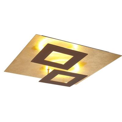DALIA PLAFONIERA MODERNA IN ALLUMINIO 4 FINITURE COLORE LED 48W LUCE 3000K INSERTI ORIENTABILI Mantra - Cristalensi Shop Online