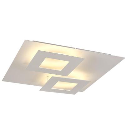 DALIA PLAFONIERA MODERNA IN ALLUMINIO 4 FINITURE COLORE LED 48W LUCE 3000K INSERTI ORIENTABILI Mantra - Cristalensi Shop Online