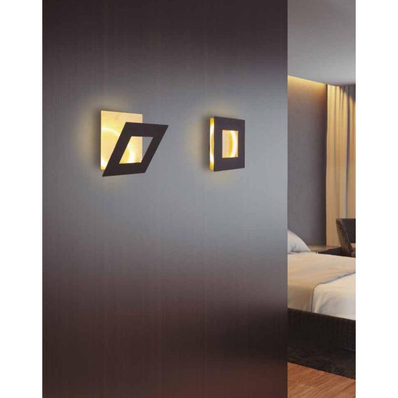 DALIA APPLIQUE MODERNA LED INTEGRATO IN ALLUMINIO 4 MISURE E 4 FINITURE COLORE CON INSERTO ORIENTABILE Mantra - Cristalensi Shop