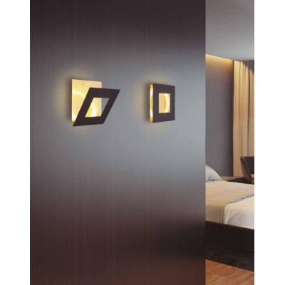 DALIA APPLIQUE MODERNA LED INTEGRATO IN ALLUMINIO 4 MISURE E 4 FINITURE COLORE CON INSERTO ORIENTABILE Mantra - Cristalensi Shop