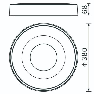 COIN PLAFONIERA IN METALLO 3 MISURE LED INTEGRATO DIMMERABILE TELECOMANDO INCLUSO 4 COLORI MODERNA Mantra - Cristalensi Shop Onl