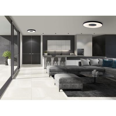 COIN PLAFONIERA IN METALLO 3 MISURE LED INTEGRATO DIMMERABILE TELECOMANDO INCLUSO 4 COLORI MODERNA Mantra - Cristalensi Shop Onl