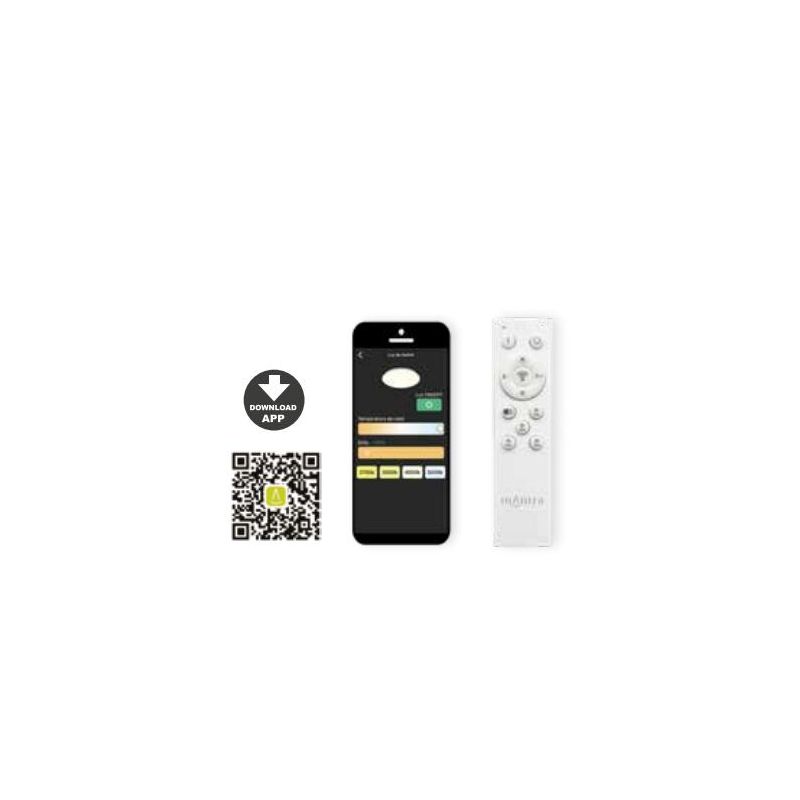 COIN PLAFONIERA IN METALLO 3 MISURE LED INTEGRATO DIMMERABILE TELECOMANDO INCLUSO 4 COLORI MODERNA Mantra - Cristalensi Shop Onl