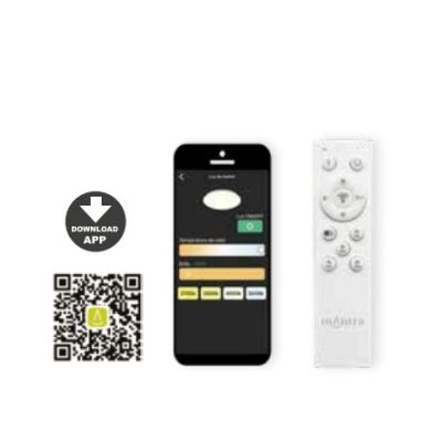 COIN PLAFONIERA IN METALLO 3 MISURE LED INTEGRATO DIMMERABILE TELECOMANDO INCLUSO 4 COLORI MODERNA Mantra - Cristalensi Shop Onl