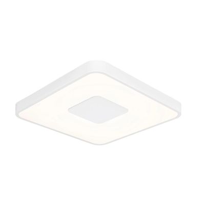 COIN PLAFONIERA QUADRATA IN METALLO 3 MISURE LED INTEGRATO DIMMERABILE TELECOMANDO INCLUSO 4 COLORI MODERNA Mantra - Cristalensi