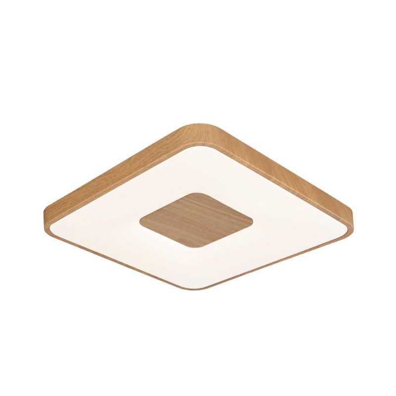COIN PLAFONIERA QUADRATA IN METALLO 3 MISURE LED INTEGRATO DIMMERABILE TELECOMANDO INCLUSO 4 COLORI MODERNA Mantra - Cristalensi