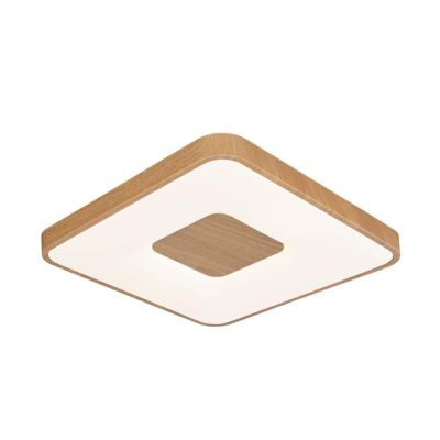 COIN PLAFONIERA QUADRATA IN METALLO 3 MISURE LED INTEGRATO DIMMERABILE TELECOMANDO INCLUSO 4 COLORI MODERNA Mantra - Cristalensi
