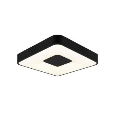 COIN PLAFONIERA QUADRATA IN METALLO 3 MISURE LED INTEGRATO DIMMERABILE TELECOMANDO INCLUSO 4 COLORI MODERNA Mantra - Cristalensi