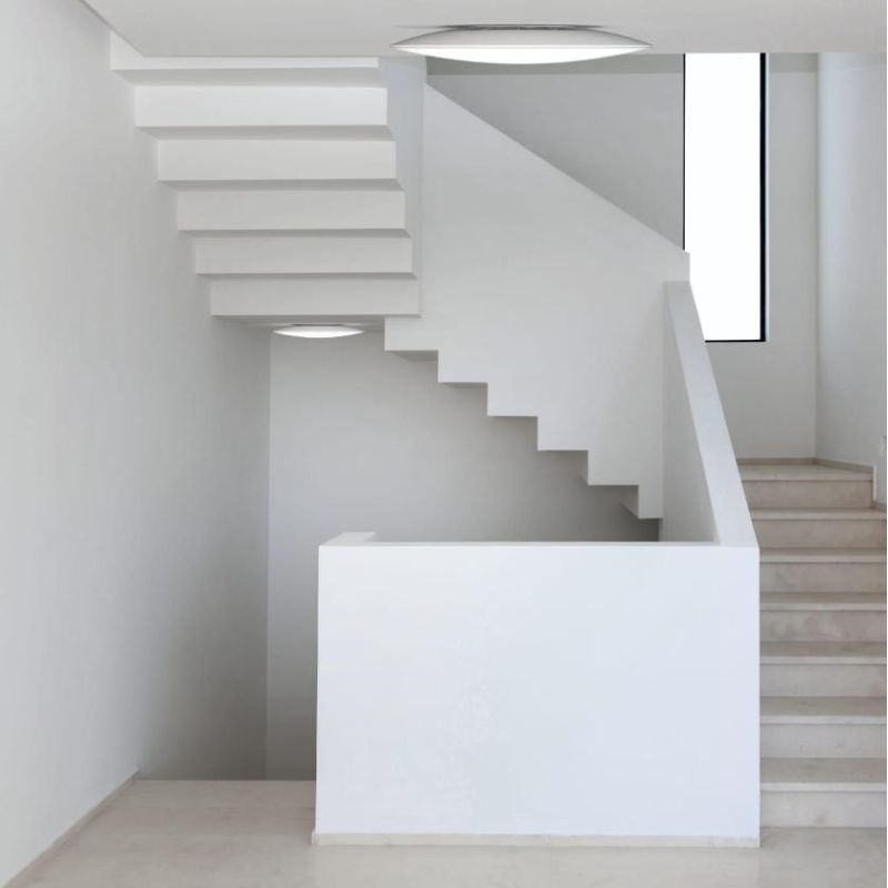 SLIM PLAFONIERA ULTRASOTTILE IN ACRILICO BIANCO 3 MISURE CON LED INTEGRATO LUCE 3000K,4000K O 5000K MODERNA Mantra - Cristalensi
