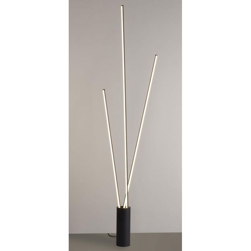 VERTICAL PIANTANA MODERNA ALTEZZA CM 180 IN ACCIAIO BIANCO O NERO LED 60W LUCE 3000K DIMMERABILE Mantra - Cristalensi Shop Onlin